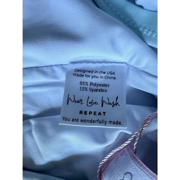 NWT SweetHoney Mary One Piece Swimsuit Savannah Floral White Pink Ruffle Preppy - Picture 5 of 6
